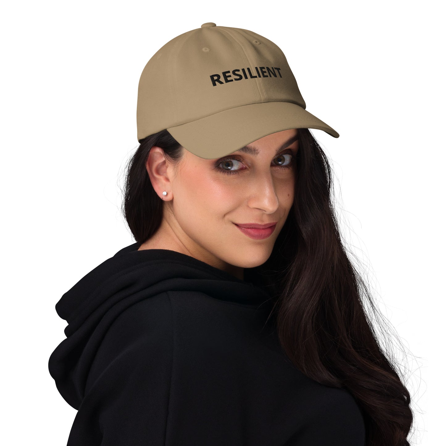 Resilient Unisex  Dad Hat Style With Embroidered Text