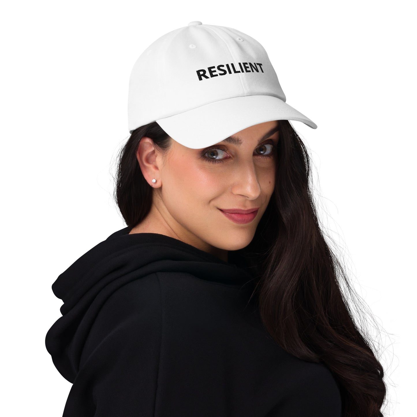 Resilient Unisex  Dad Hat Style With Embroidered Text