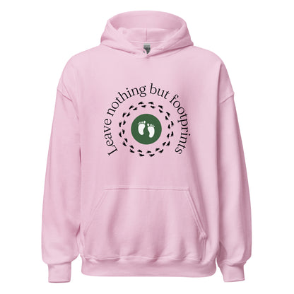 Leave nothing but footprints Unisex Hoodie