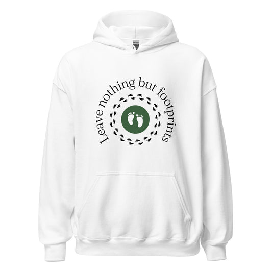 Leave nothing but footprints Unisex Hoodie