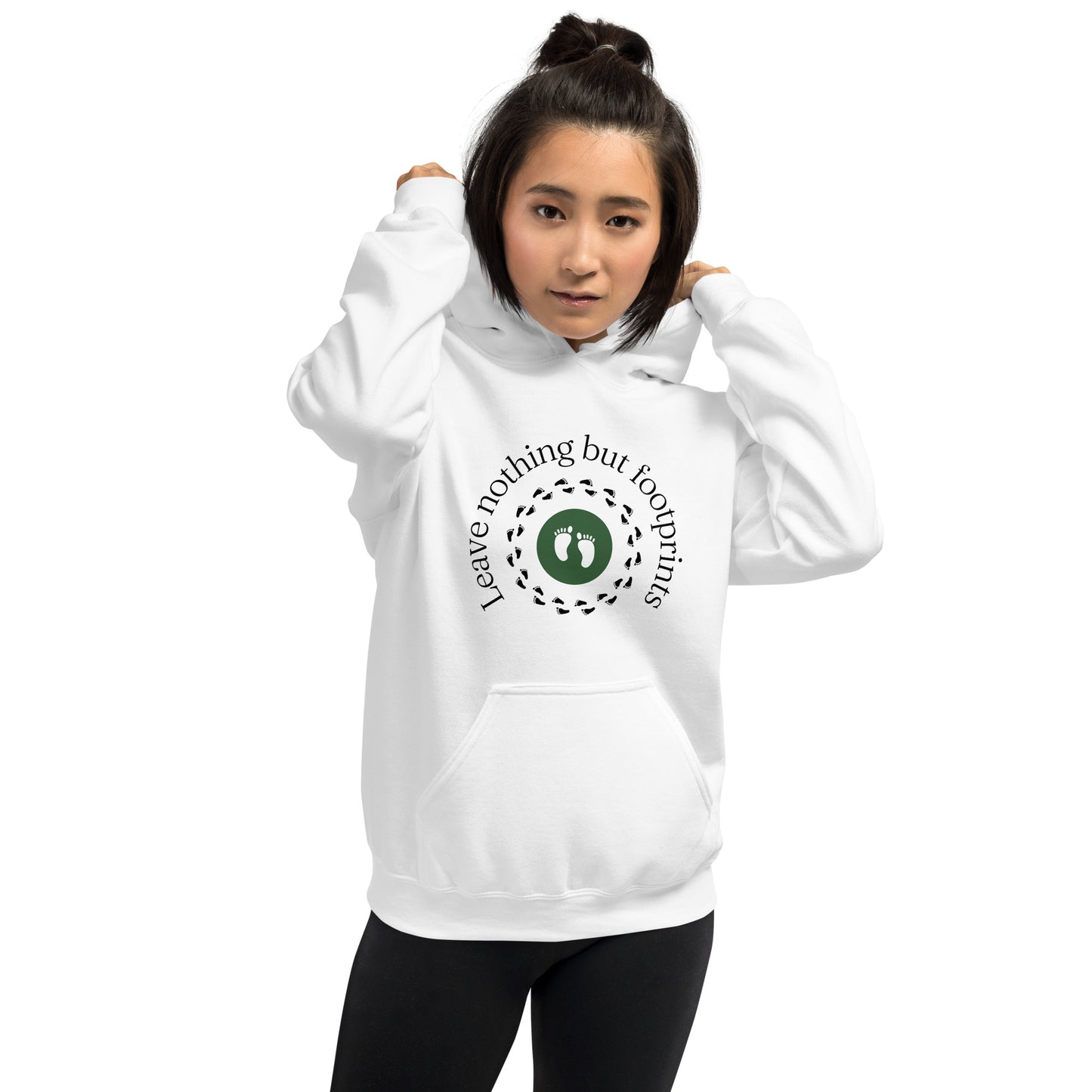 Leave nothing but footprints Unisex Hoodie